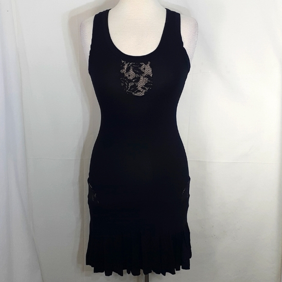 Betsey Johnson Dresses & Skirts - Betsey Johnson black and black lace bodycon dress size small new with tags